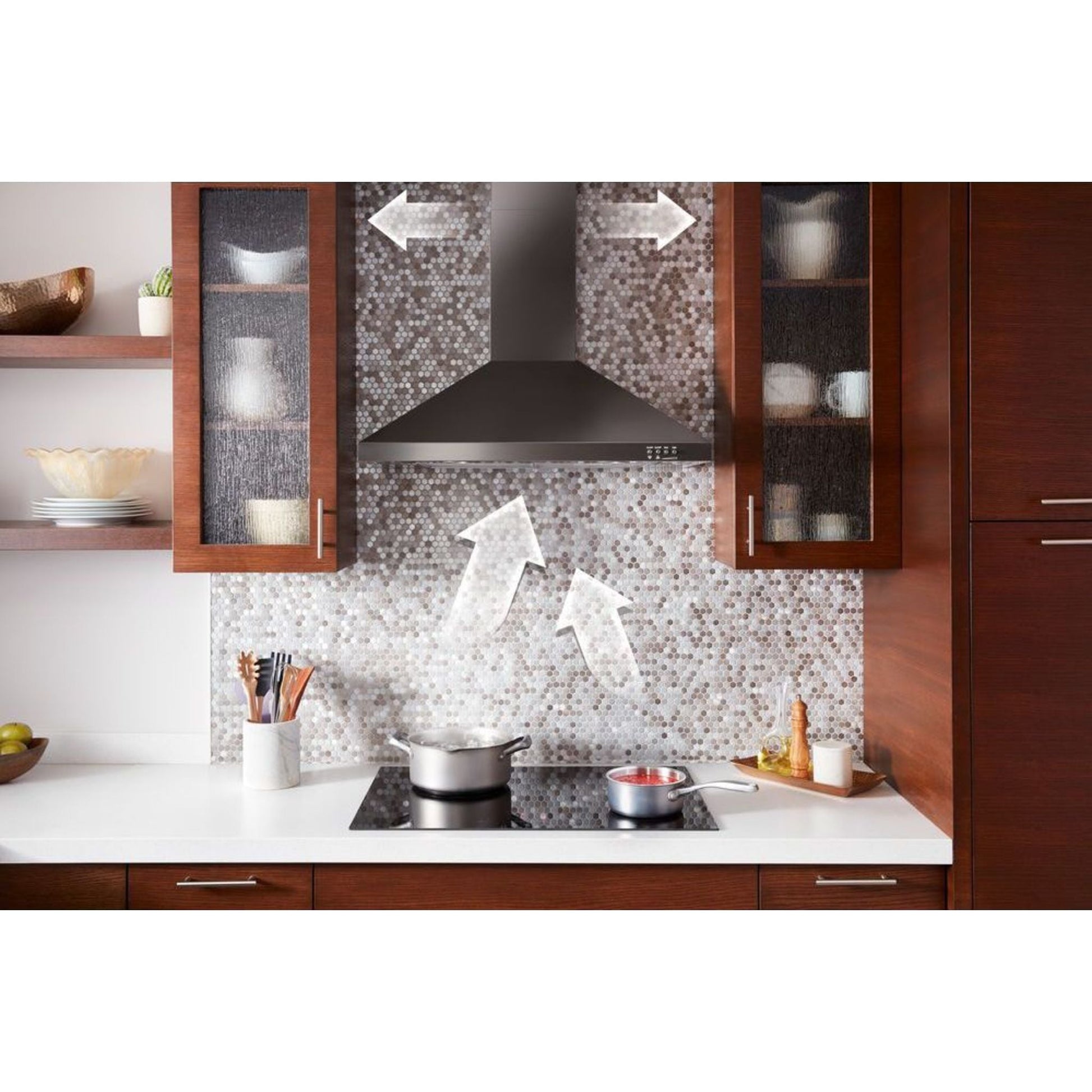 Whirlpool Range Hood (WVW53UC0HV) - Black Stainless