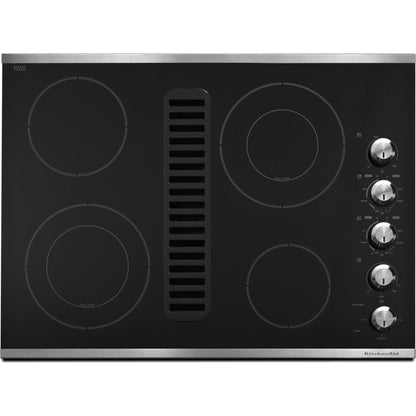 KitchenAid 30" Cooktop (KCED600GBL) - Black