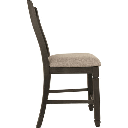 Tyler Creek Counter Stool - Black/Grey - (D736-124)