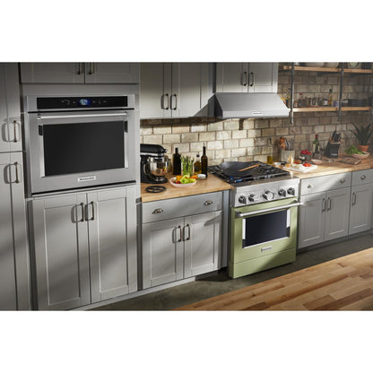 KitchenAid Dual Fuel Range (KFDC500JAV) - Avocado Cream