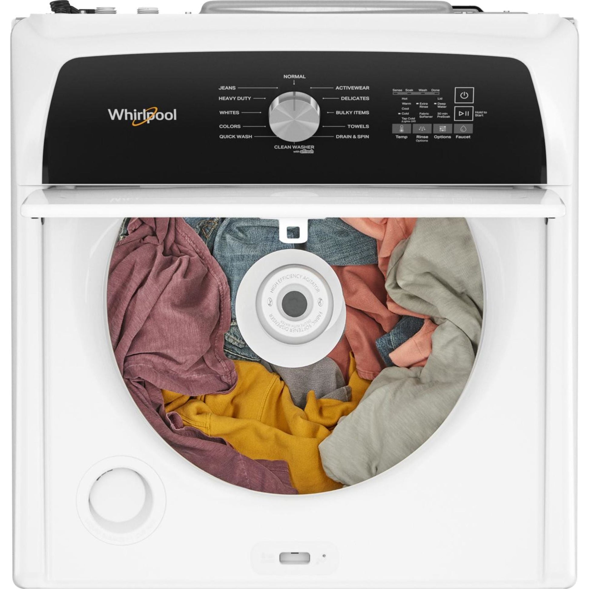 Whirlpool Top Load Washer (WTW5015LW) - WHITE