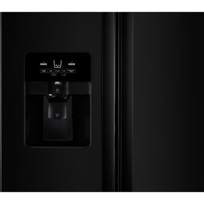 Whirlpool Side x Side Fridge (WRS325SDHB) - Black