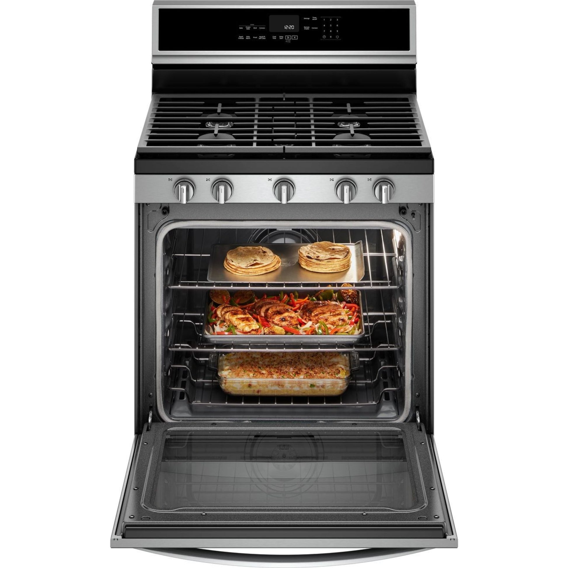Whirlpool Gas Range (WFG975H0HZ) - Stainless Steel