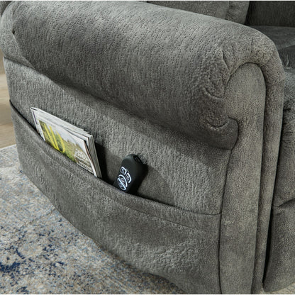 Mopton Power Lift Recliner - Steel