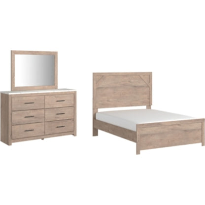Senniberg 5 Piece Twin Bedroom - Light Brown/White