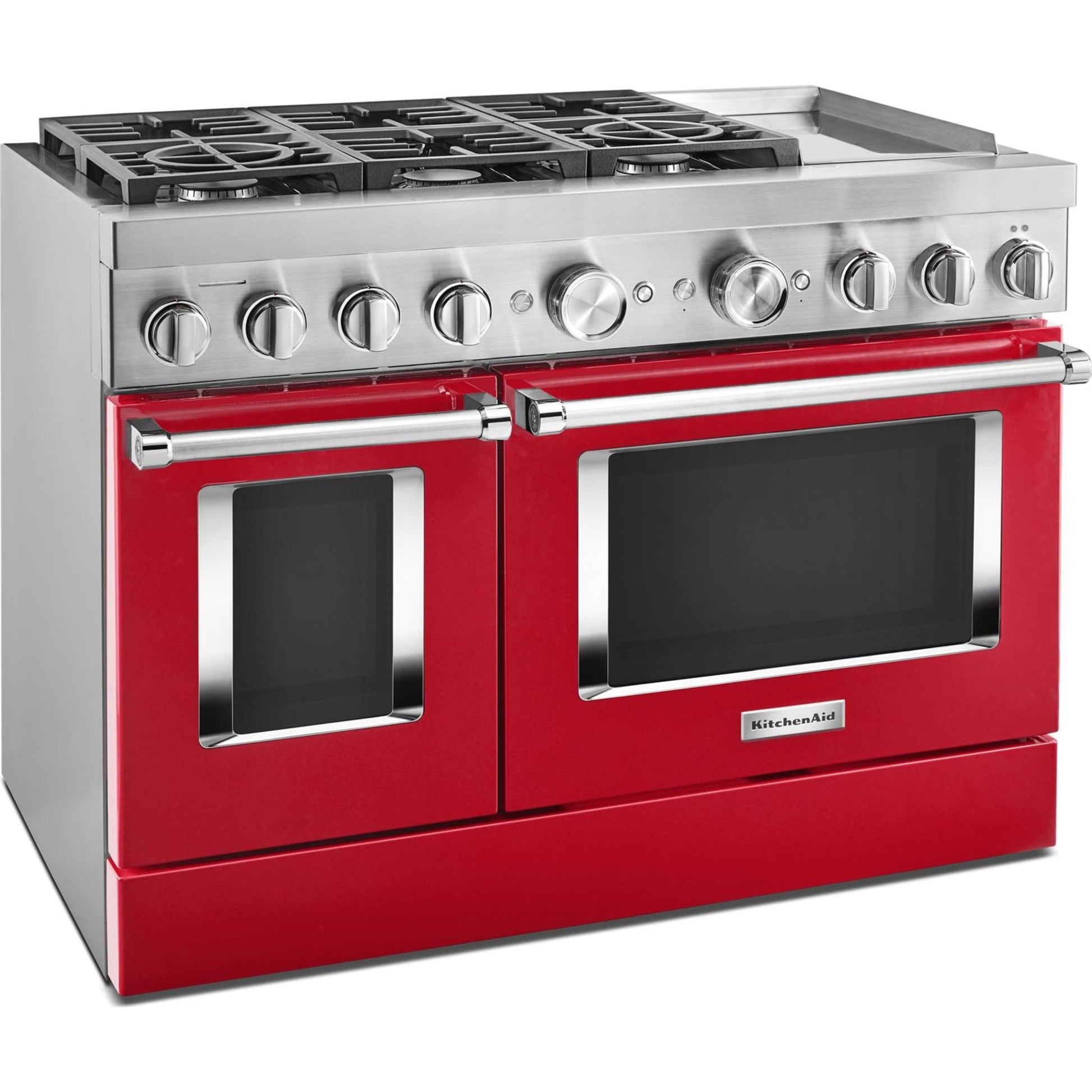 KitchenAid Dual Fuel Range (KFDC558JPA) - Passion Red