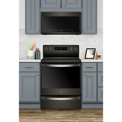 Whirlpool Convection Range (YWFE775H0HV) - Black Stainless