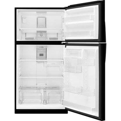 Whirlpool Top Mount Fridge (WRT541SZDB) - Black