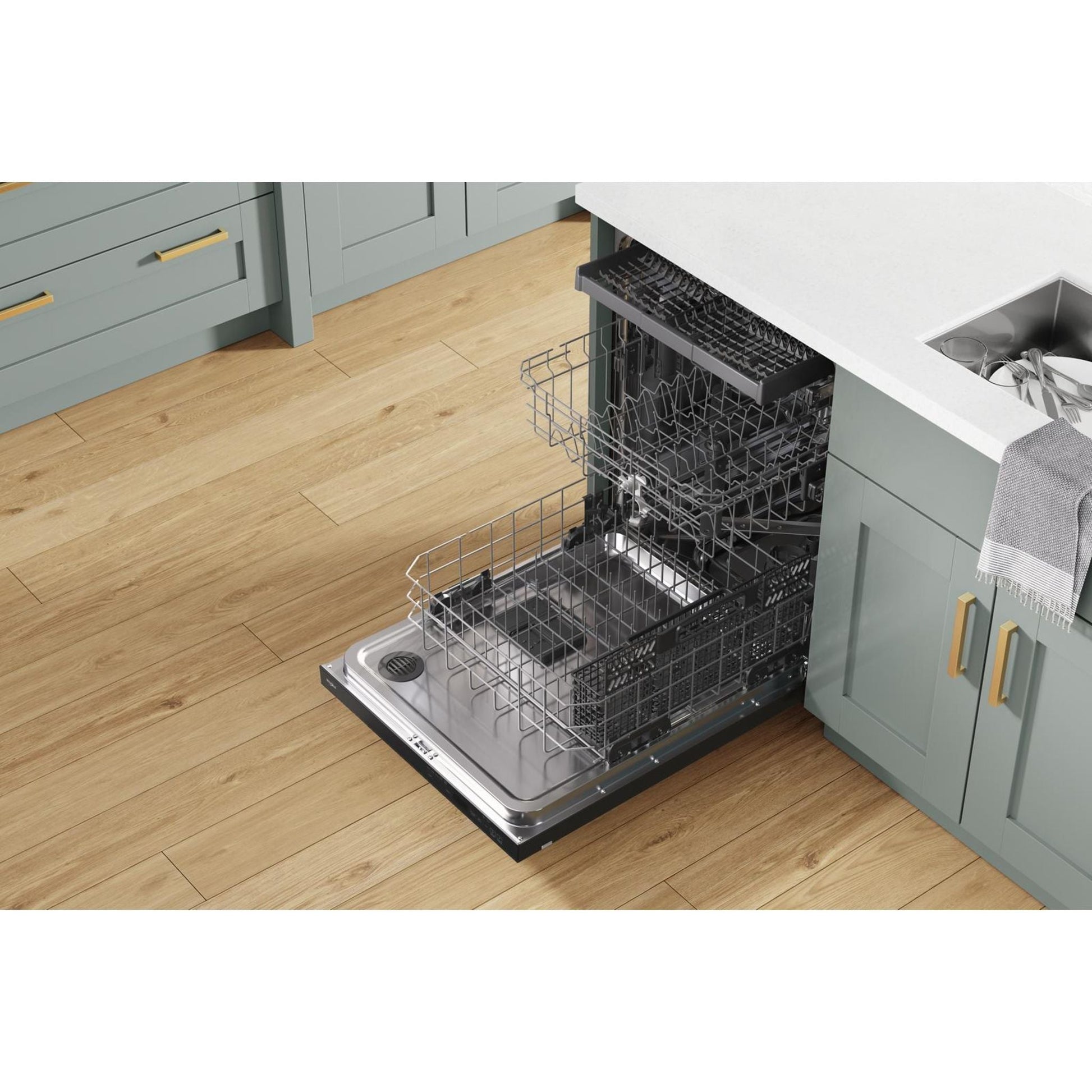Whirlpool Dishwasher Stainless Steel Tub (WDT750SAKV) - Black Stainless