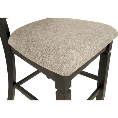 Tyler Creek Counter Stool - Black/Grey - (D736-124)