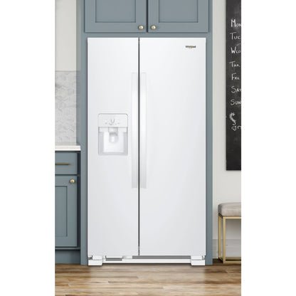 Whirlpool Side x Side Fridge (WRS325SDHW) - White
