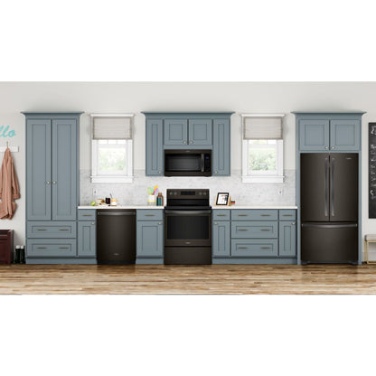 Whirlpool French Door Fridge (WRF535SWHV) - Black Stainless