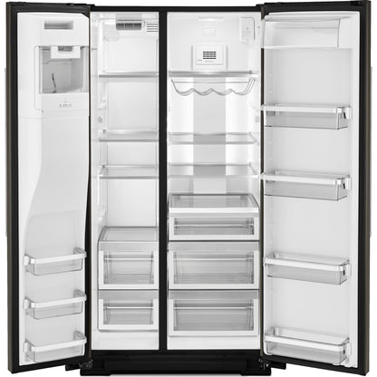 KitchenAid Side x Side Fridge (KRSF705HBS) - Black Stainless