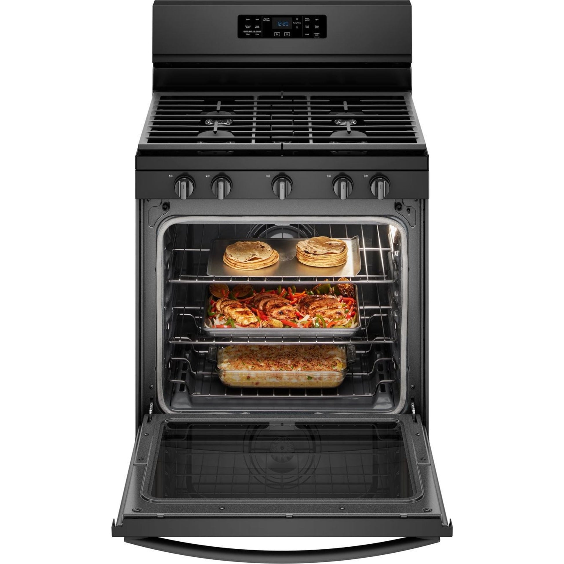 Whirlpool Convection Range (WFG775H0HB) - Black