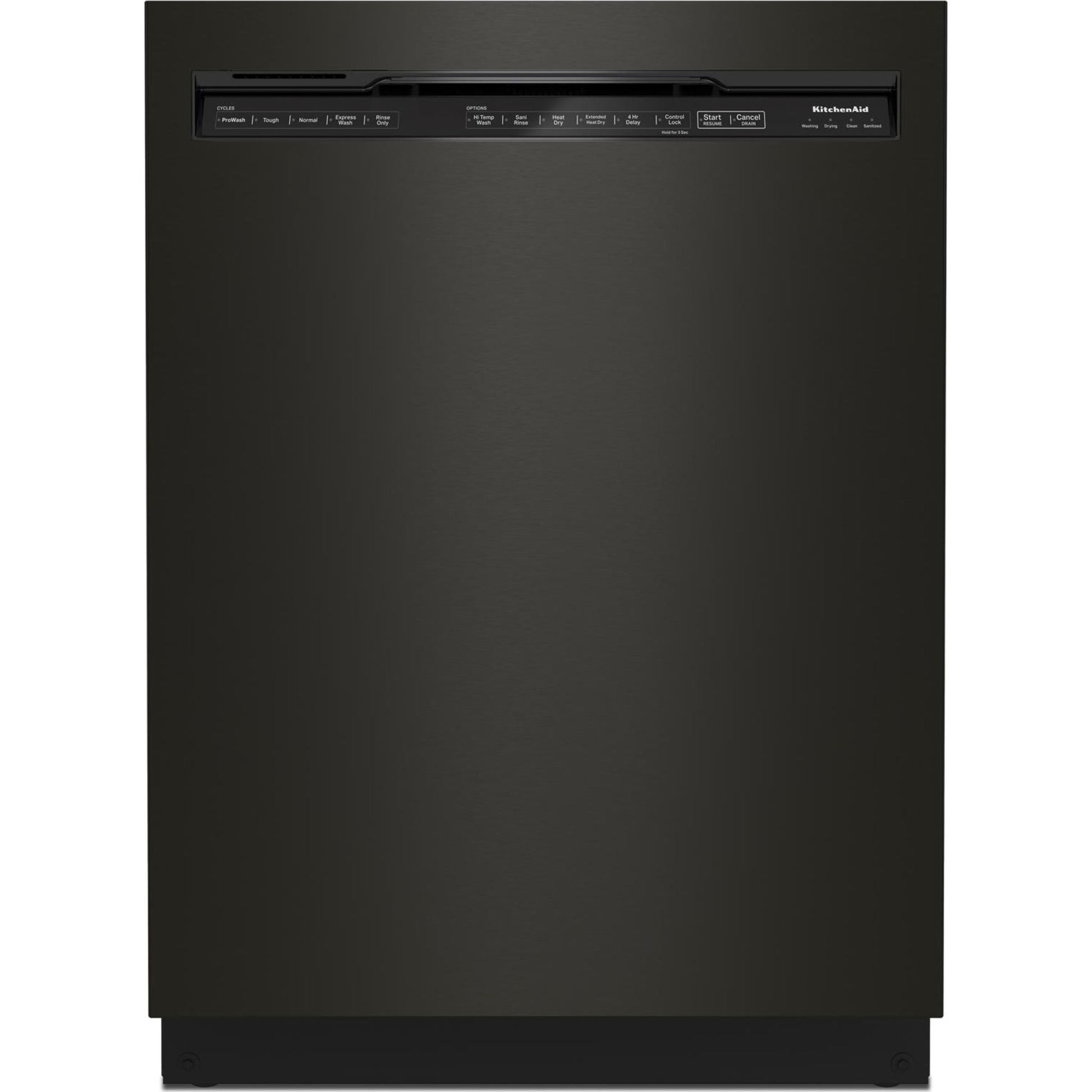 KitchenAid Dishwasher Stainless Steel Tub (KDFM404KBS) - Black Stainless