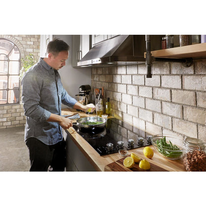 KitchenAid 30" Cooktop (KCES550HBL) - Black