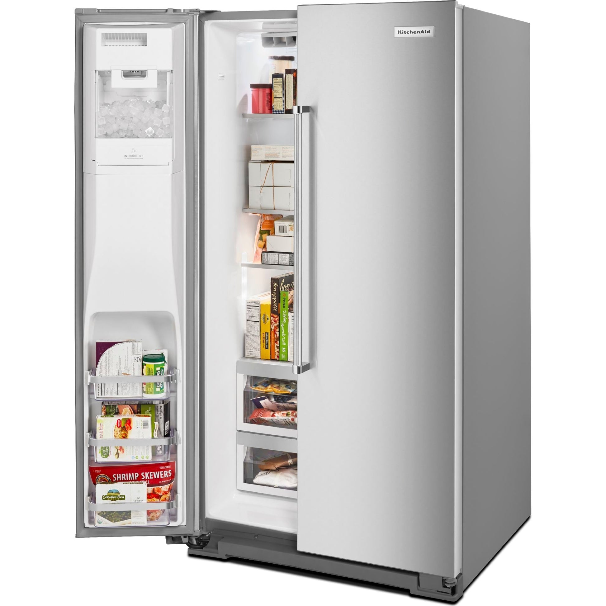 KitchenAid Side x Side Fridge (KRSF705HPS) - Stainless Steel