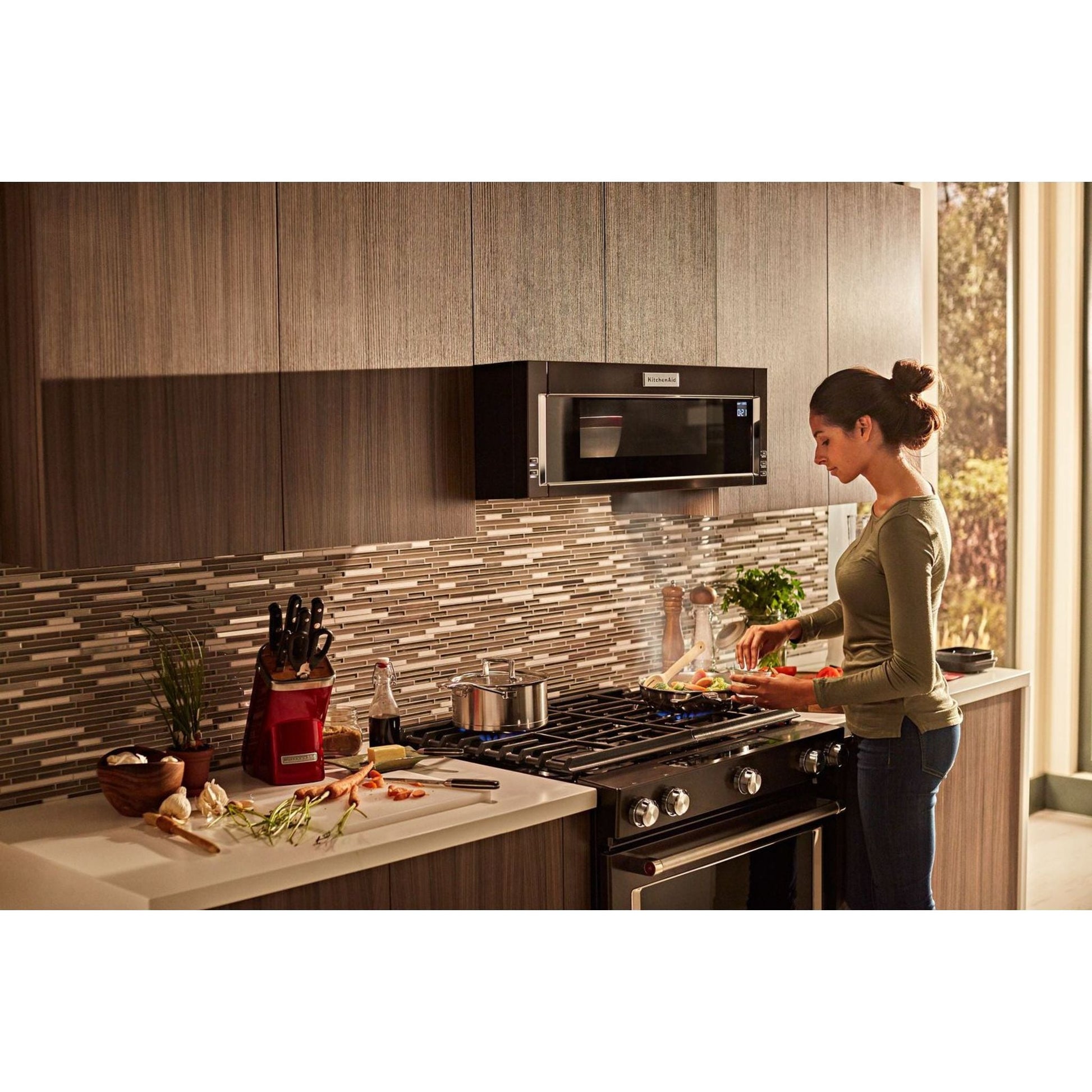 KitchenAid Gas Range (KSGG700EBS) - Black Stainless Steel
