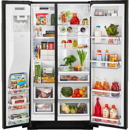 KitchenAid Counter Depth Fridge (KRSC700HBS) - Black Stainless