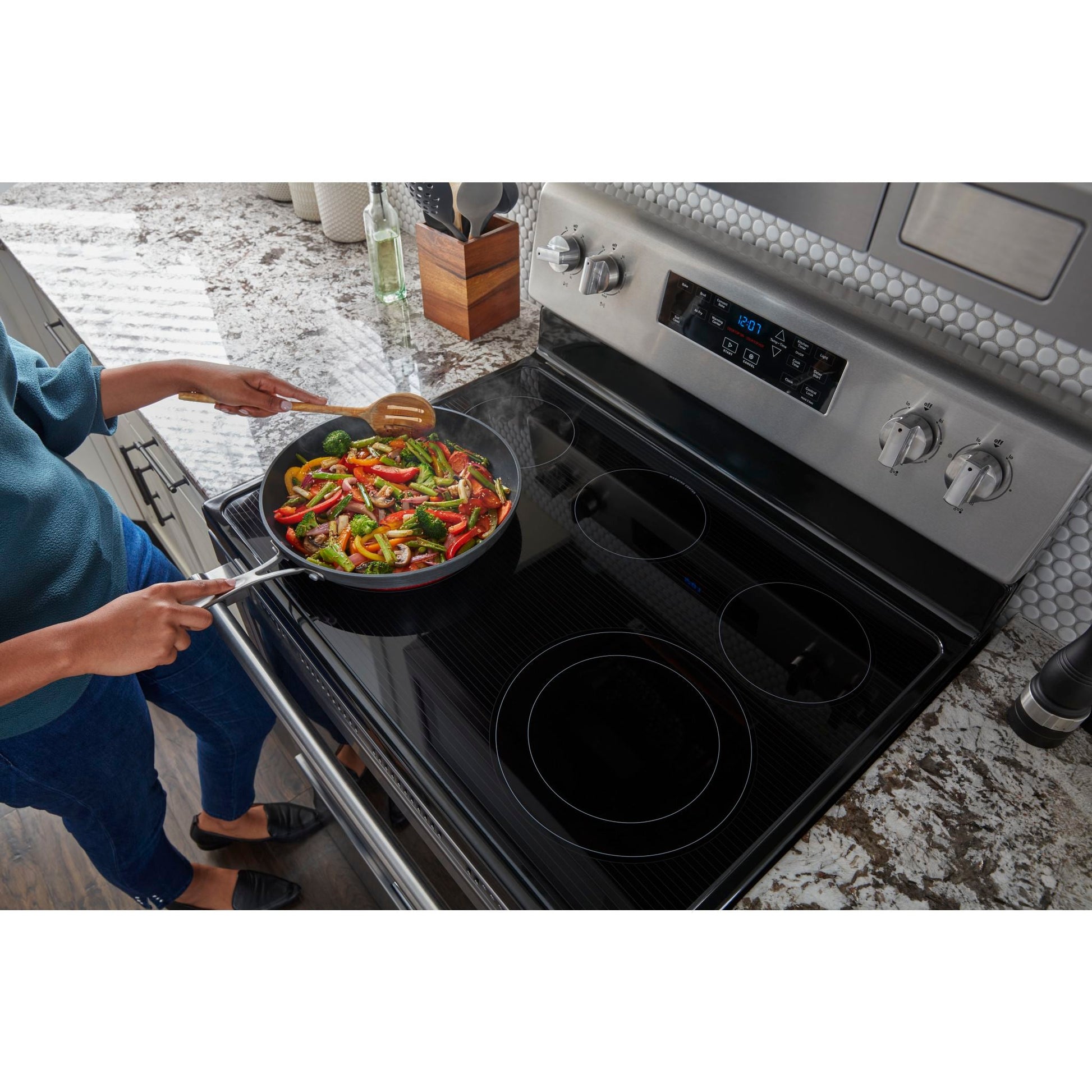 Maytag Electric Range (YMER7700LZ) - STAINLESS STEEL