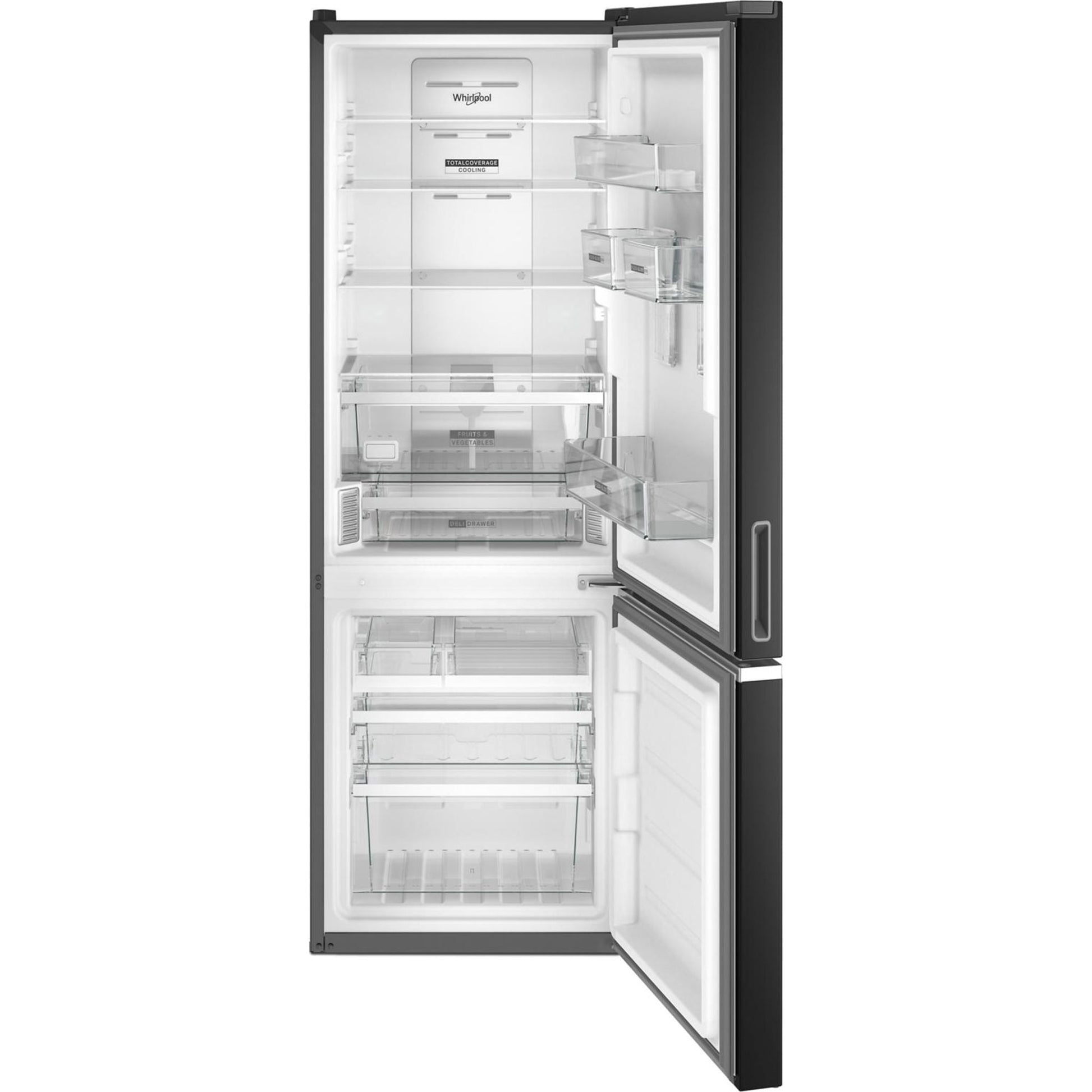 Whirlpool Bottom Mount Fridge (WRB533CZJB) - Black