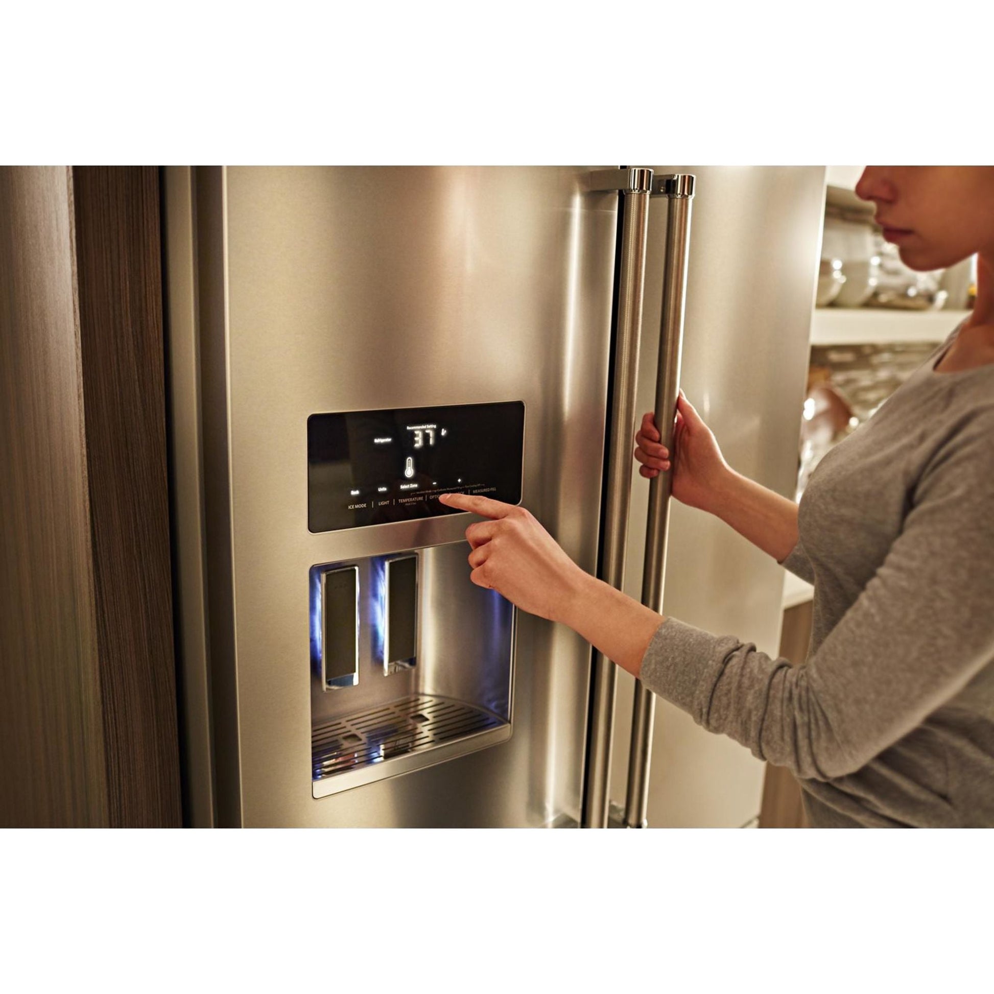 KitchenAid French Door Fridge (KRFF507HPS) - Stainless Steel