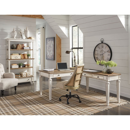 Realyn 2 Piece Home Office Package - Two-tone