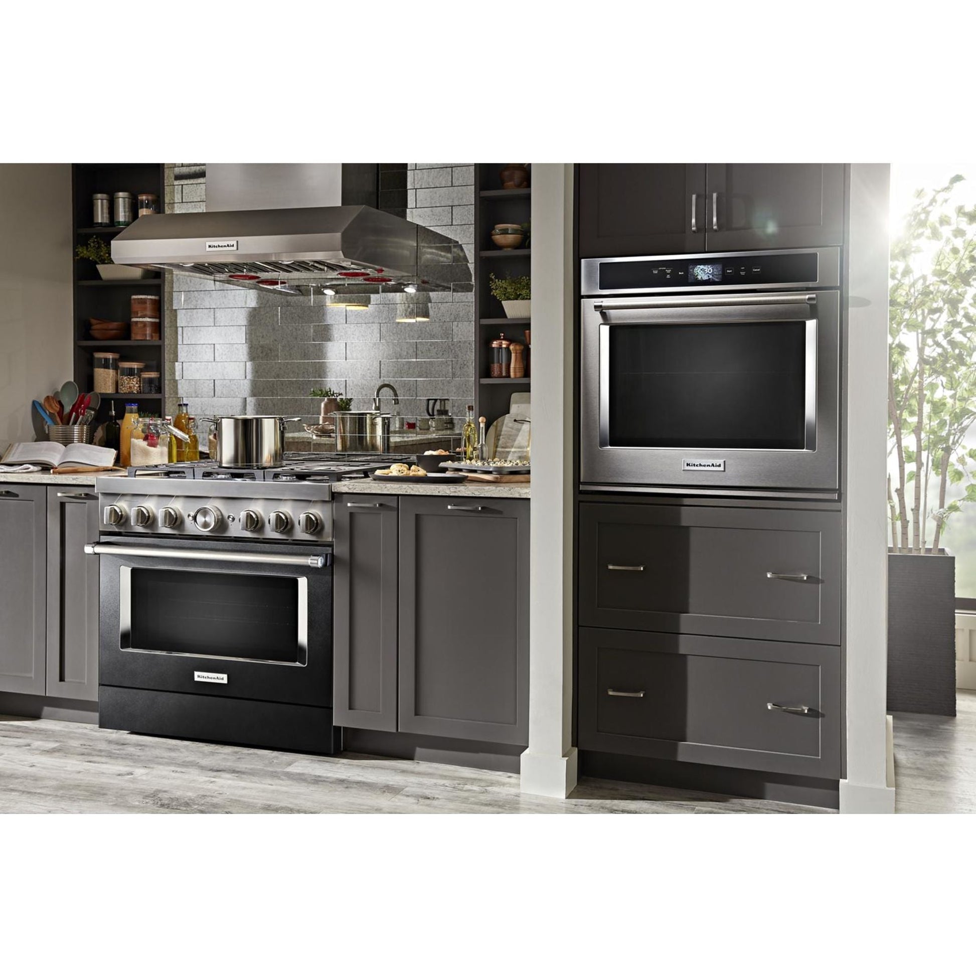 KitchenAid Dual Fuel Range (KFDC506JBK) - Imperial Black