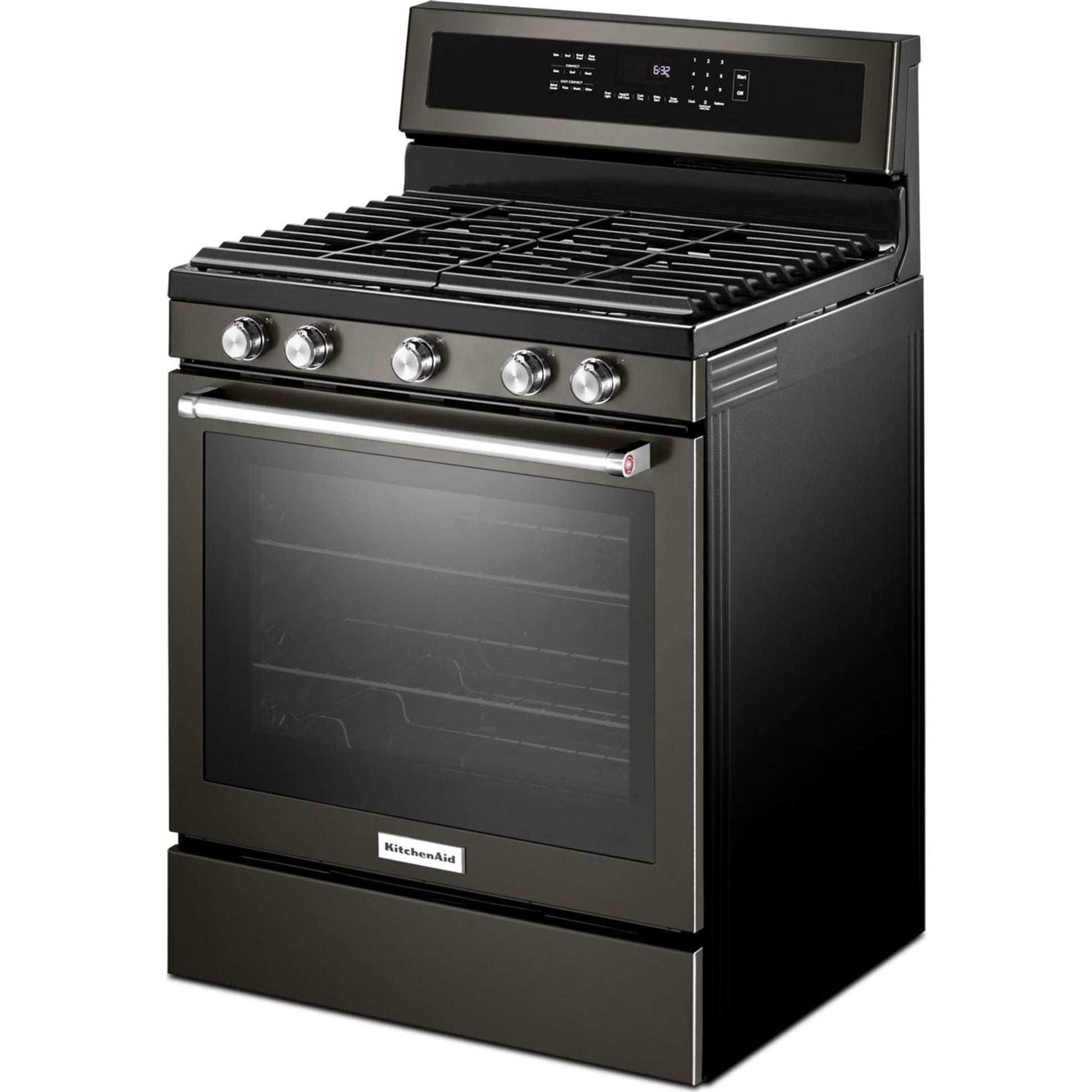 KitchenAid Gas Range (KFGG500EBS) - Black Stainless Steel