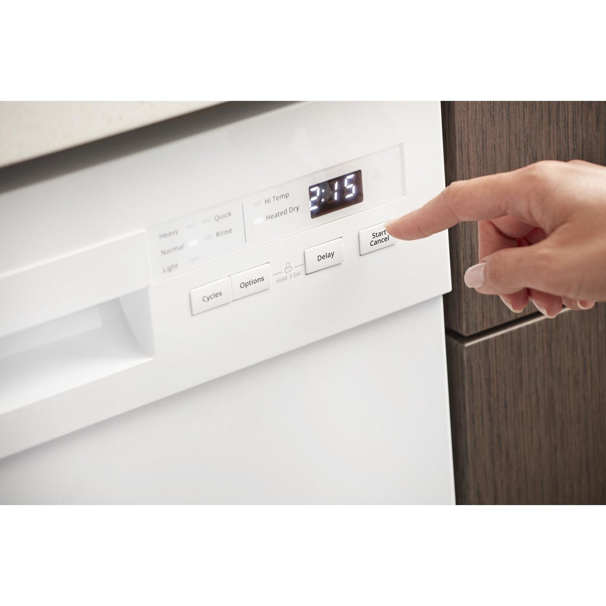 Whirlpool Dishwasher Stainless Steel Tub (WDF518SAHW) - White