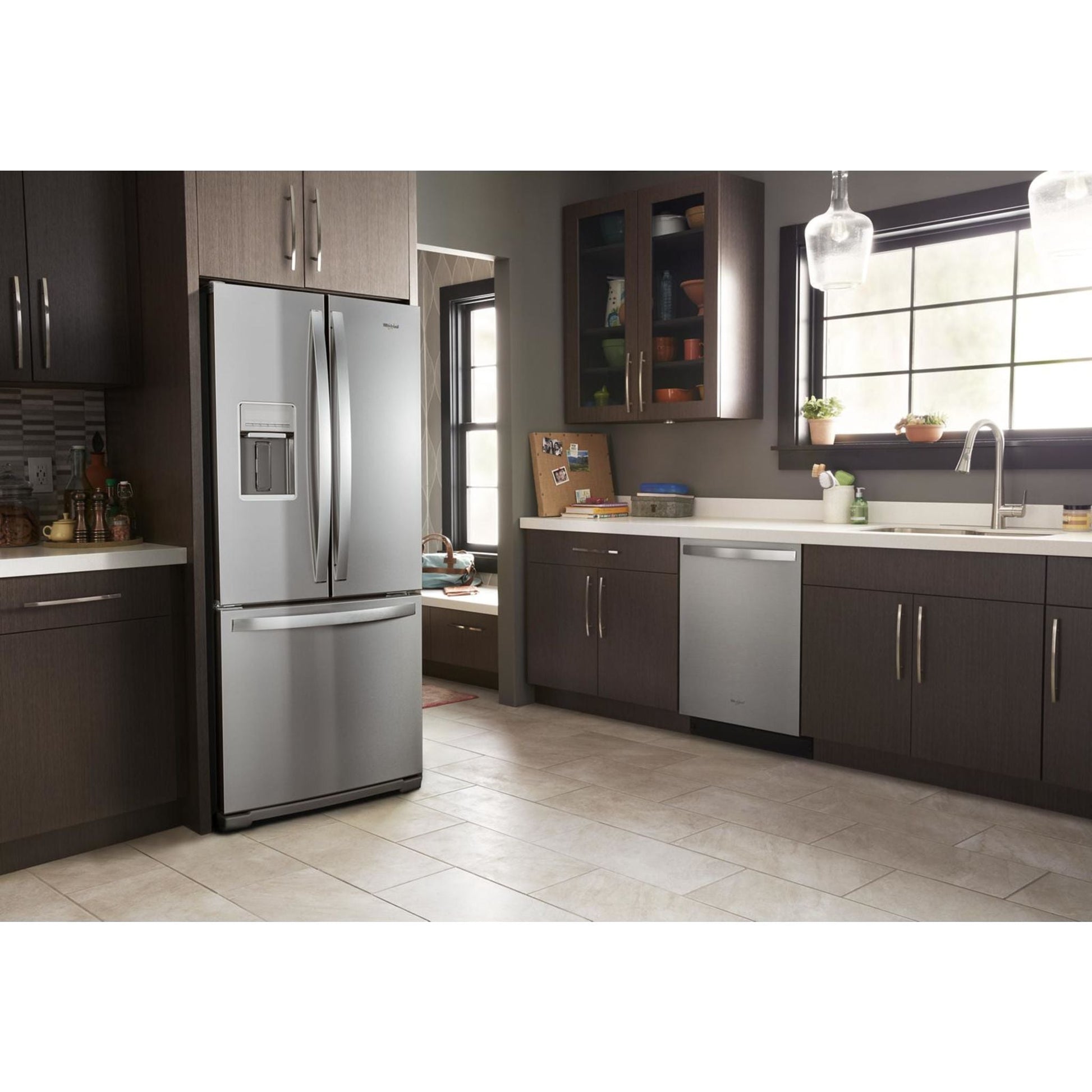 Whirlpool French Door Fridge (WRF560SEHZ) - Stainless Steel