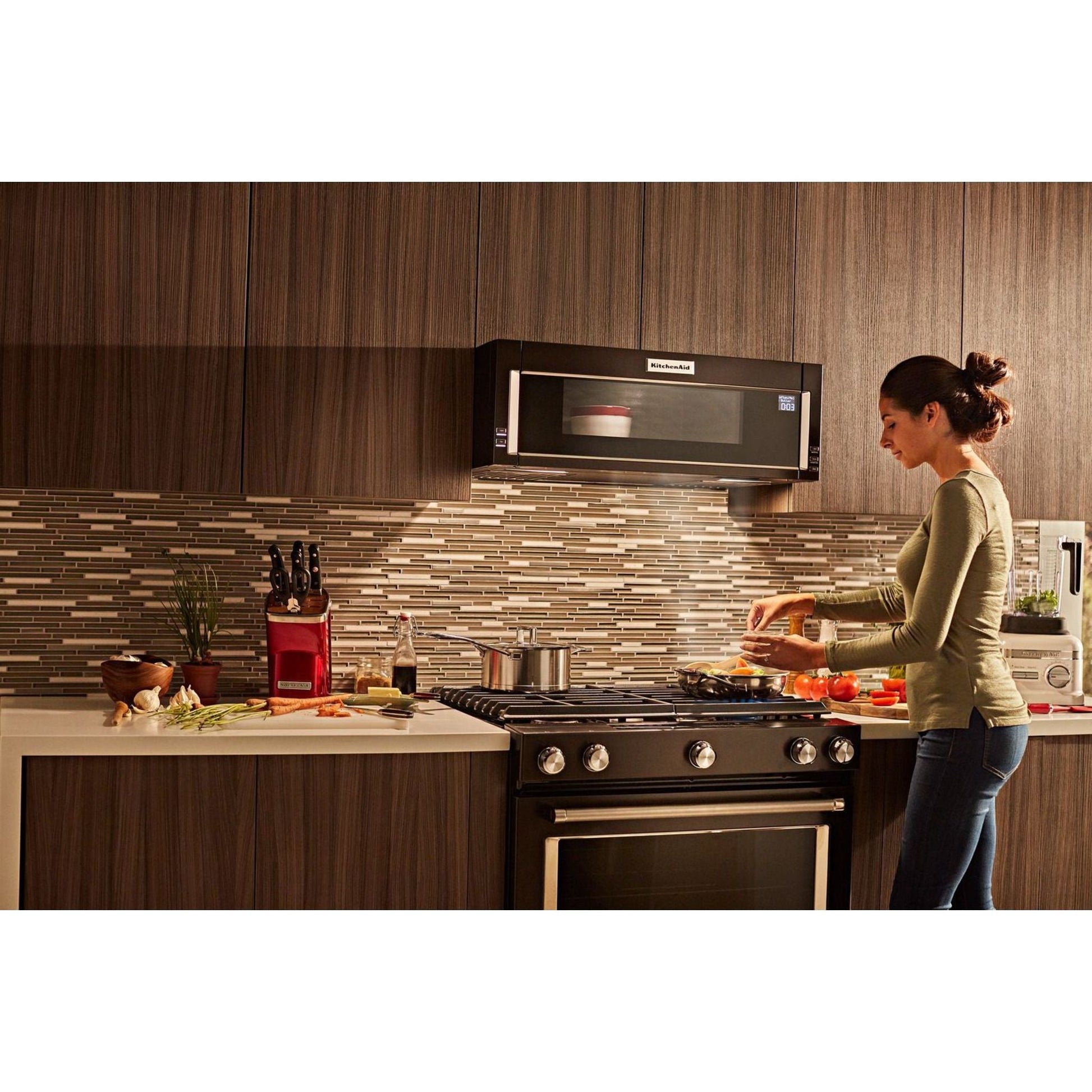 KitchenAid Gas Range (KSGG700EBS) - Black Stainless Steel