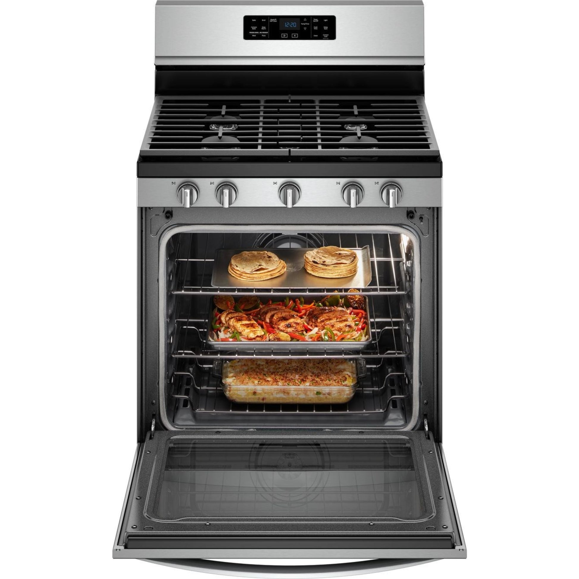 Whirlpool Gas Range (WFG775H0HZ) - Stainless Steel