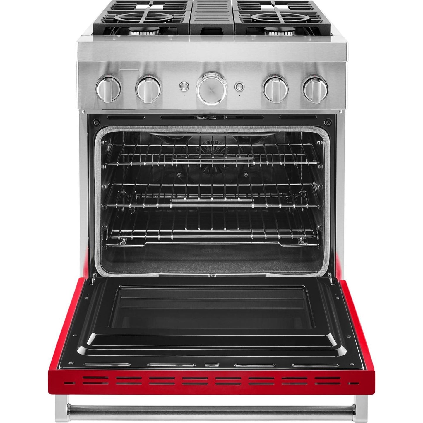KitchenAid Dual Fuel Range (KFDC500JPA) - Passion Red