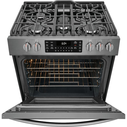 Frigidaire Gallery Gas Range (FGGH3047VD) - Black Stainless
