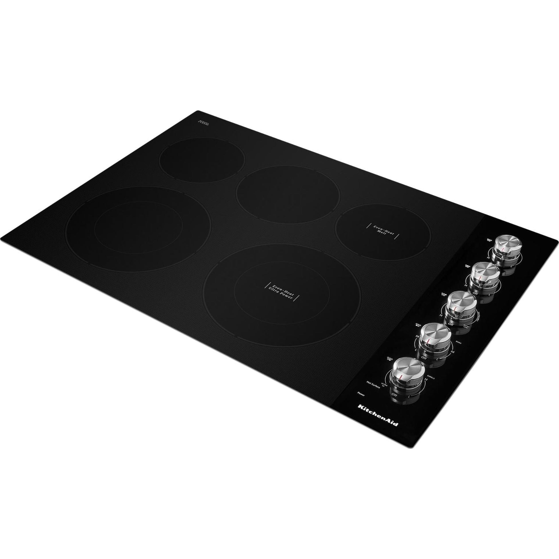 KitchenAid 30" Cooktop (KCES550HBL) - Black