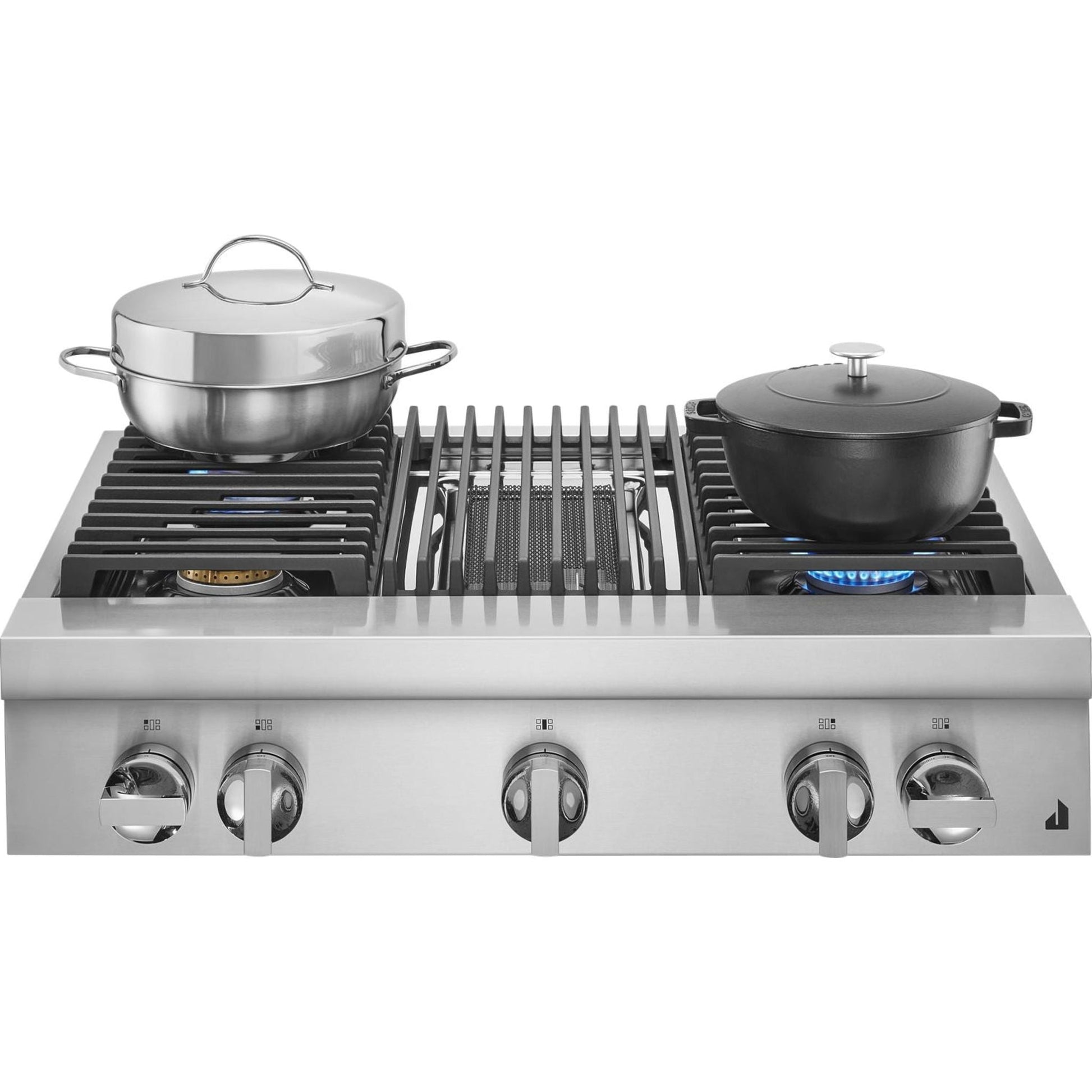 JennAir 36" Gas Cooktop (JGCP636HM) - Floating Glass Black