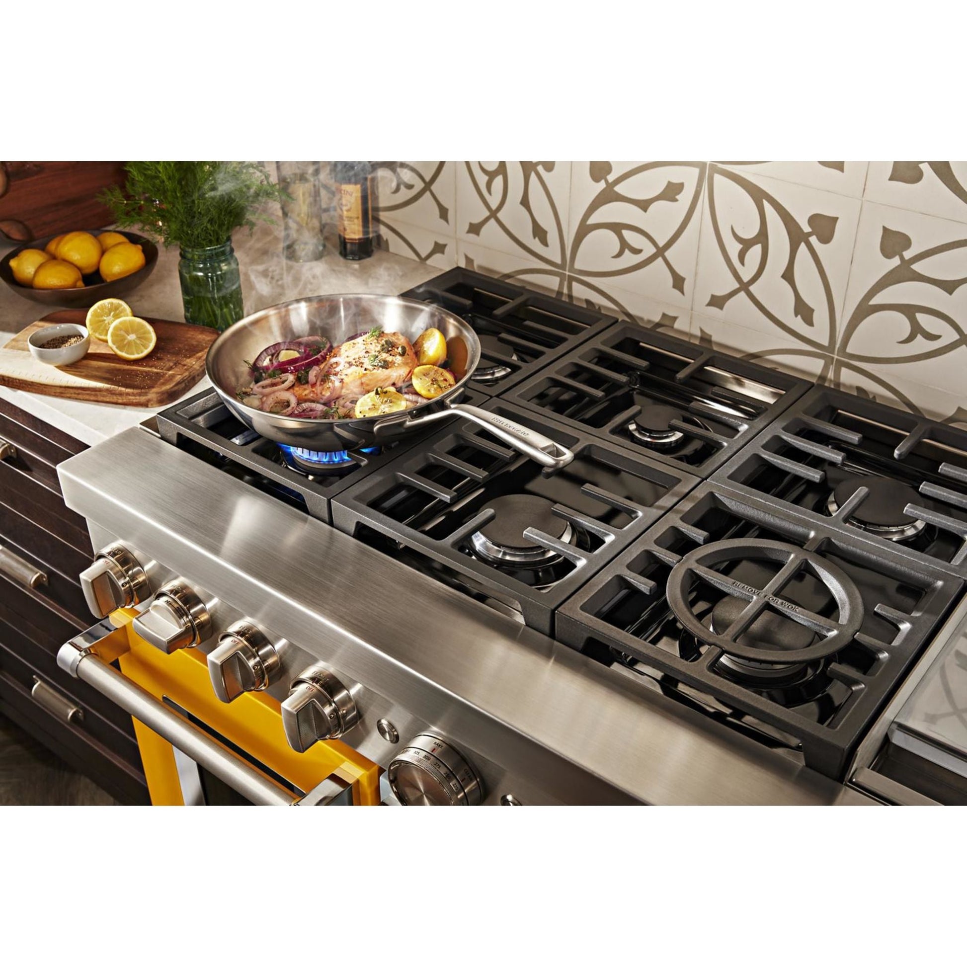 KitchenAid Dual Fuel Range (KFDC558JYP) - Yellow Pepper