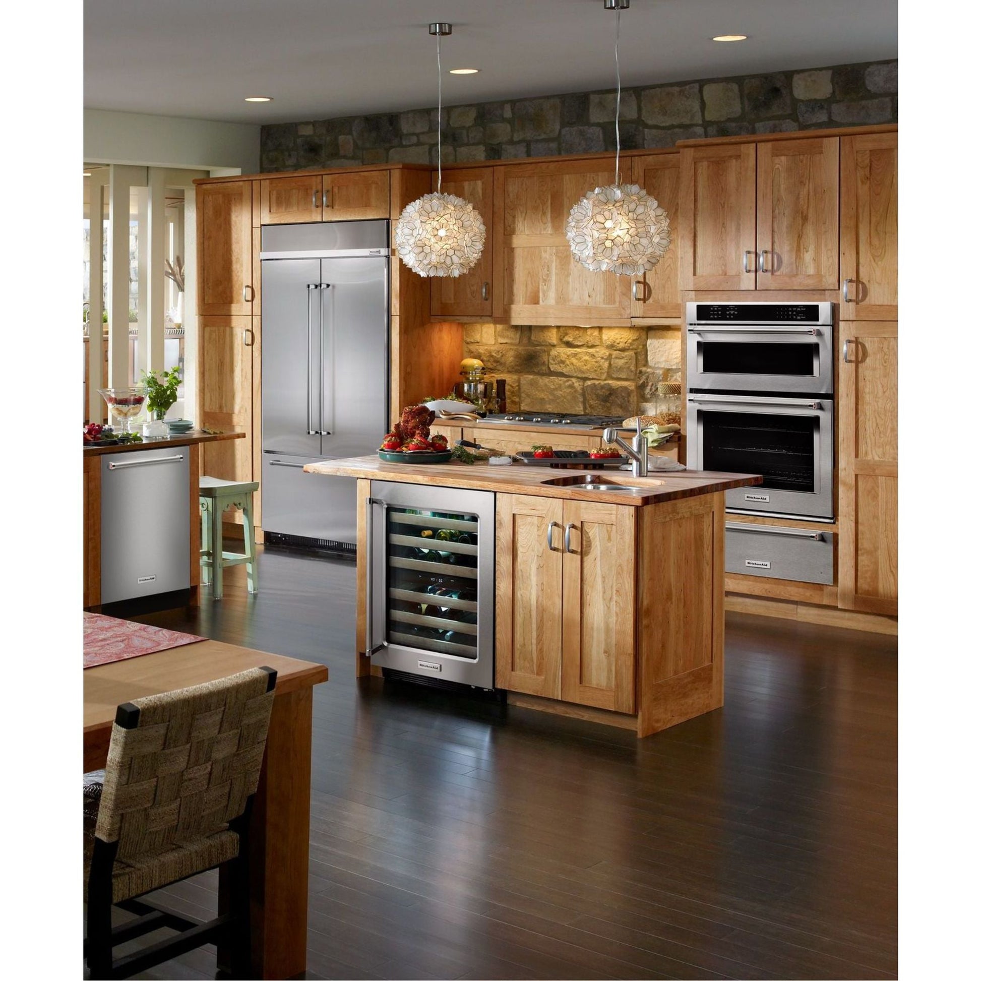 KitchenAid French Door Fridge (KBFN502ESS) - Stainless Steel