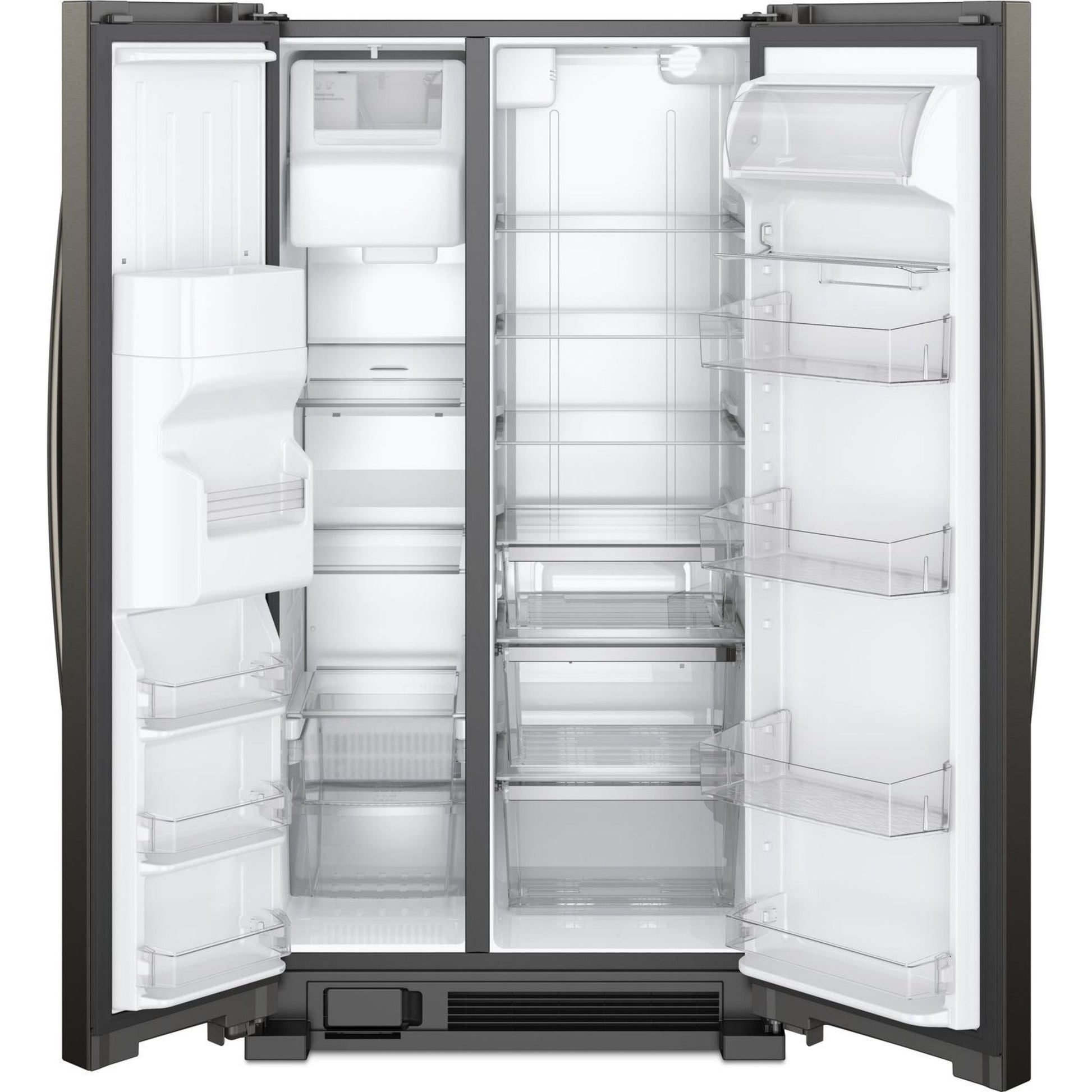 Whirlpool Side x Side Fridge (WRS325SDHV) - Black Stainless