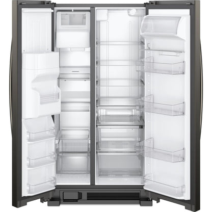 Whirlpool Side x Side Fridge (WRS325SDHV) - Black Stainless