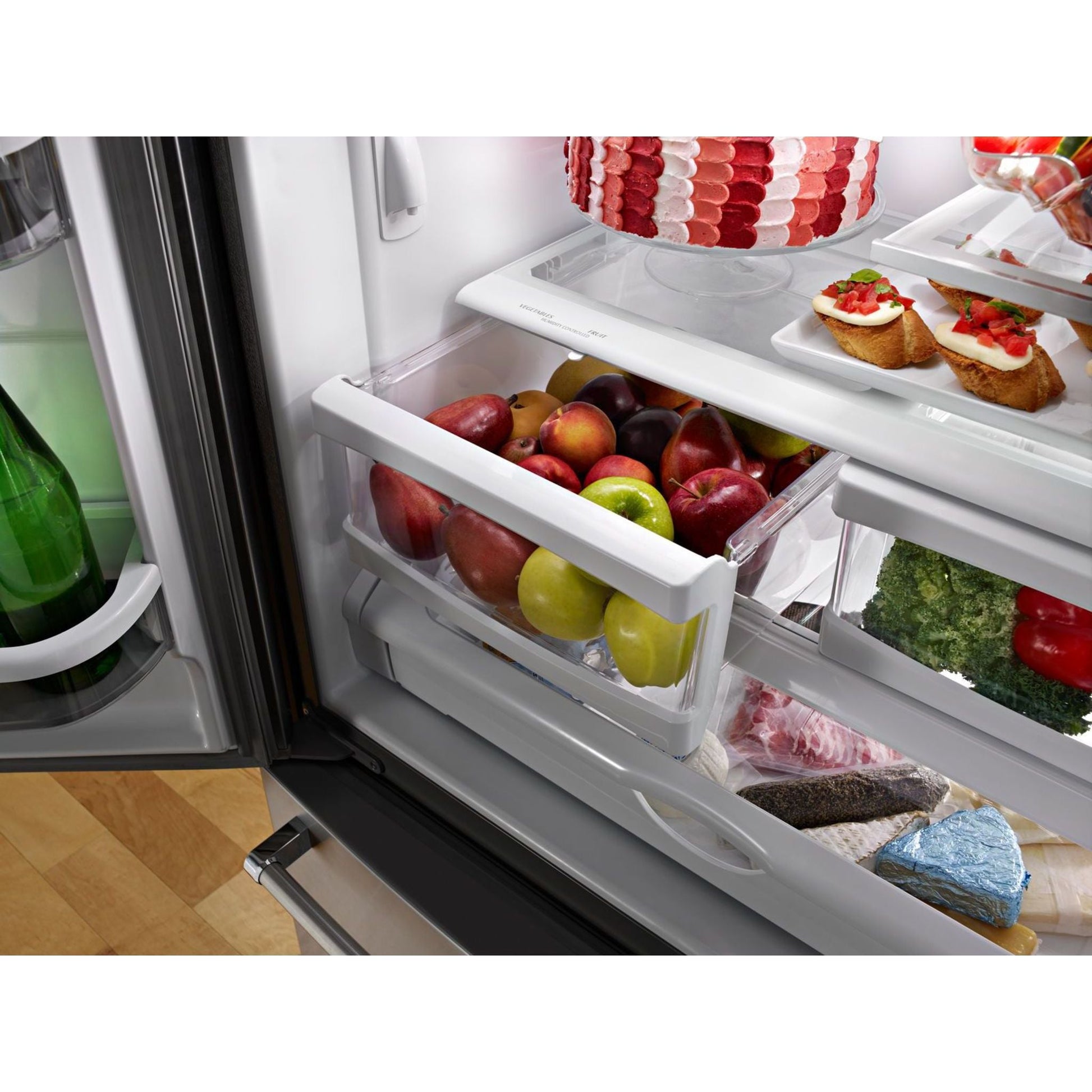 KitchenAid French Door Fridge (KRFF305ESS) - Stainless Steel