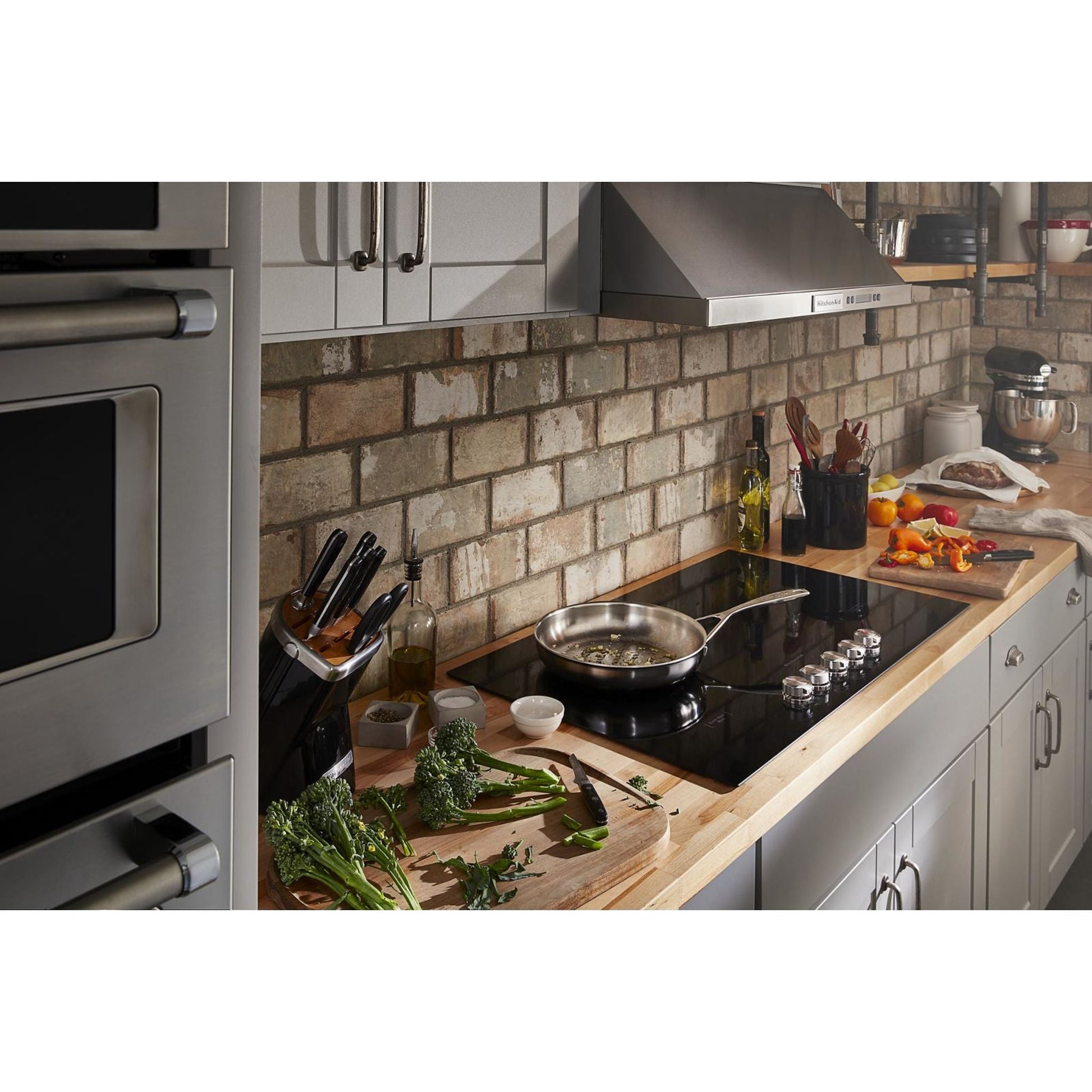 KitchenAid 36" Cooktop (KCES556HBL) - Black