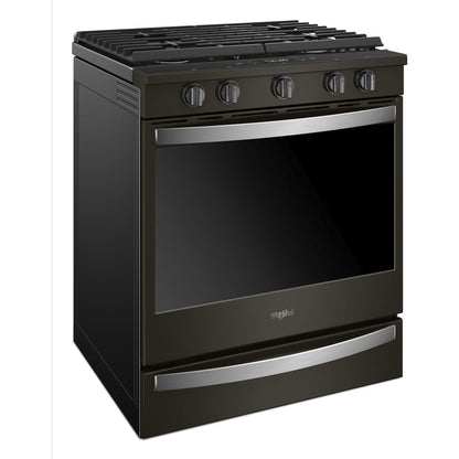 Whirlpool Gas Range (WEG750H0HV) - Black Stainless