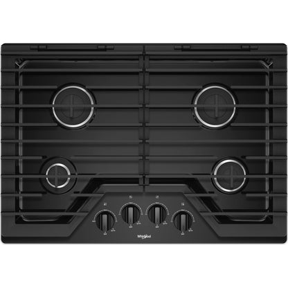 Whirlpool 30" Gas Cooktop (WCG55US0HB) - Black