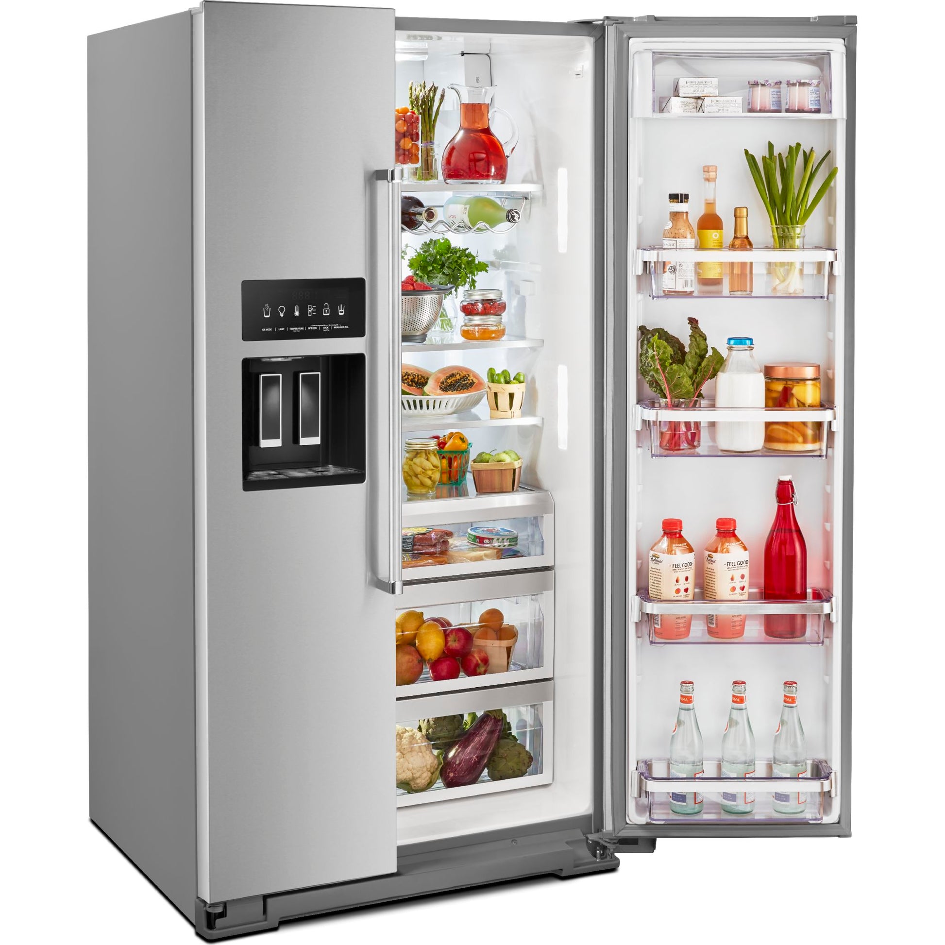 KitchenAid Side x Side Fridge (KRSF705HPS) - Stainless Steel