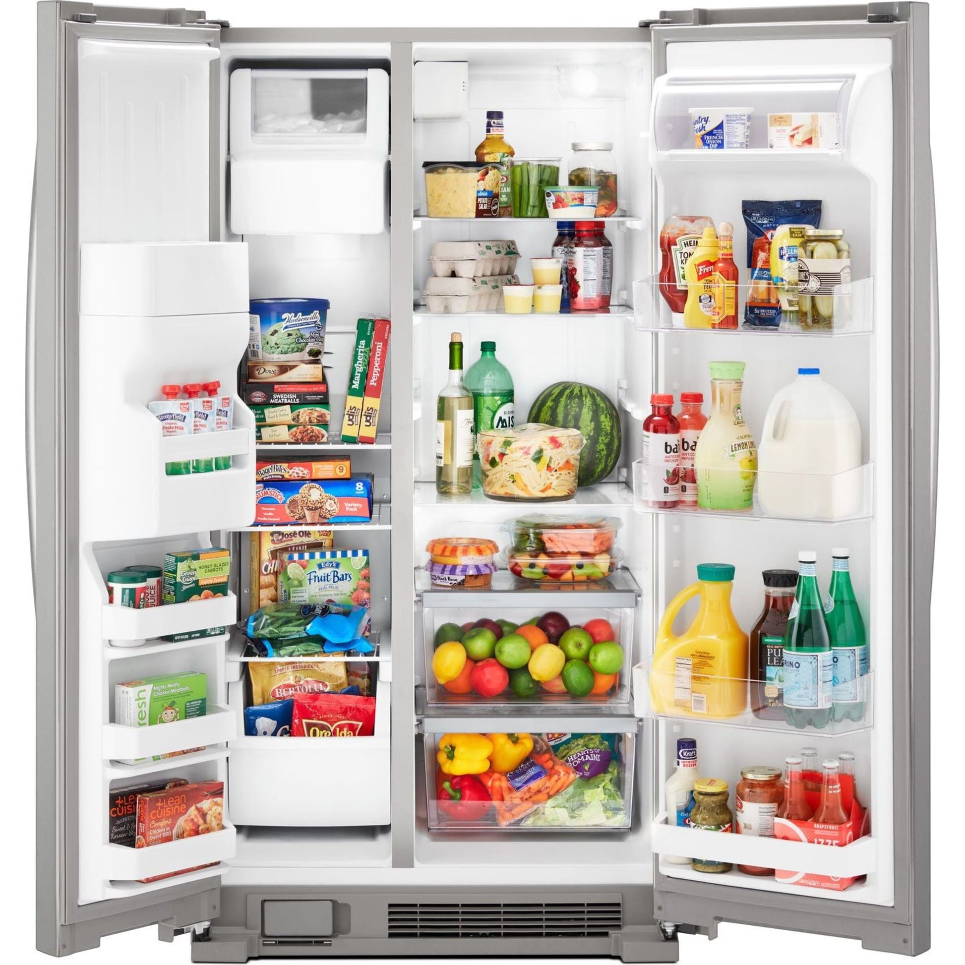 Whirlpool Side x Side Fridge (WRS335SDHM) - Stainless Steel