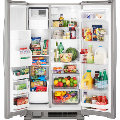Whirlpool Side x Side Fridge (WRS335SDHM) - Stainless Steel