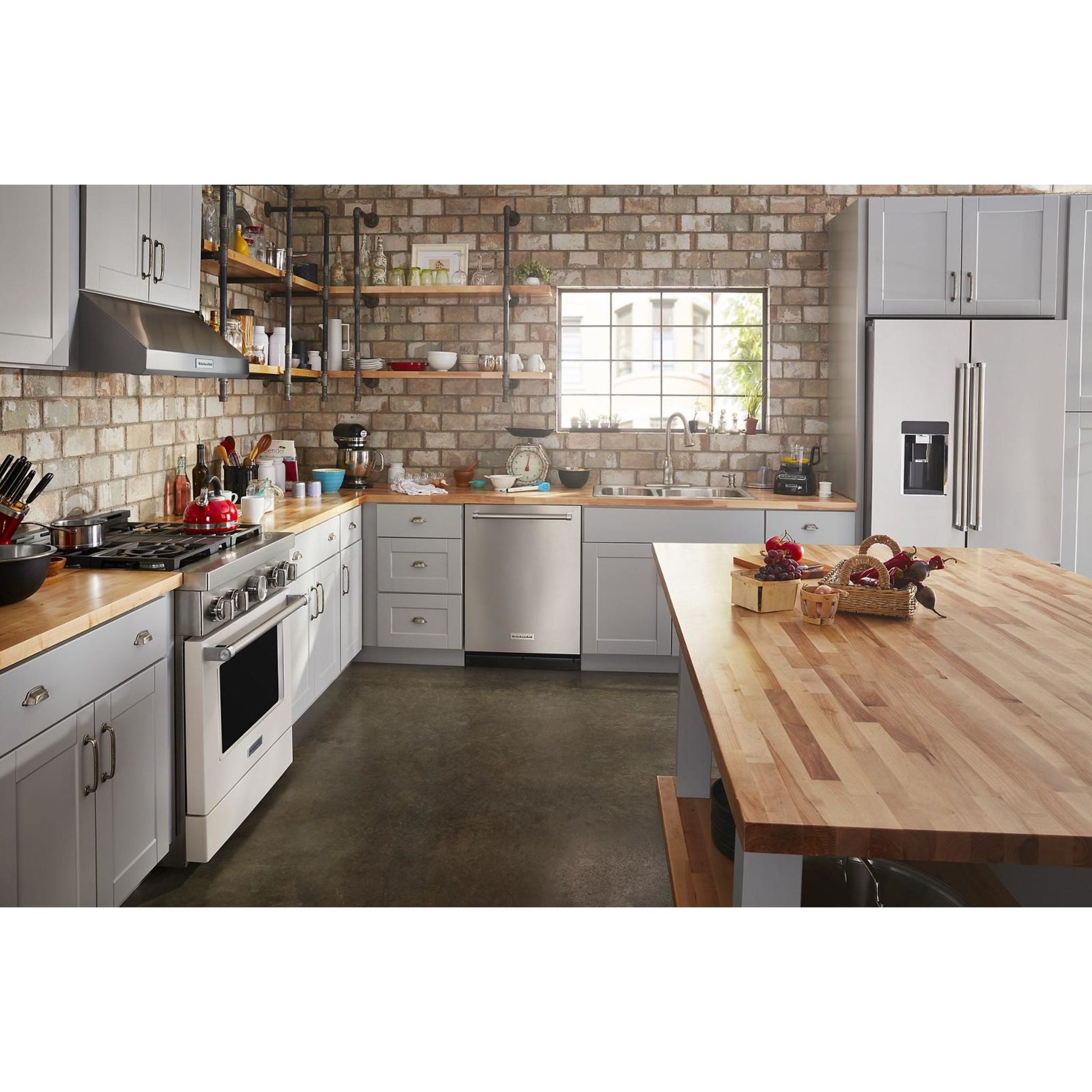 KitchenAid Gas Range (KFGC500JMH) - Milkshake