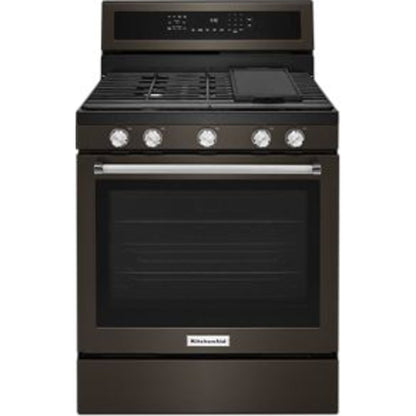 KitchenAid Gas Range (KFGG500EBS) - Black Stainless Steel
